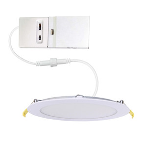 Halco 89168 - 4" LED Slim Downlight - CCT Selectable - Smooth Trim 