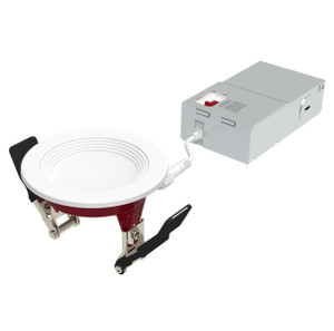 Halco 89201 - 3" Fire Rated Slim Downlight - CCT Selectable - Baffle Trim