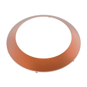 Halco 83920 - 8" Surface Downlight Round Trim - Brushed Copper