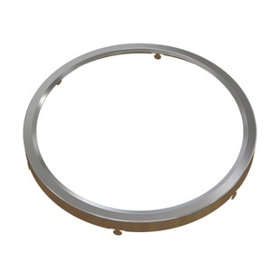 Halco 83933 - 9" Surface Mount Disk Trim - Brushed Nickel