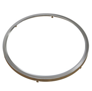 Halco 83937 - 12" Surface Mount Disk Trim - Brushed Nickel - Accessory