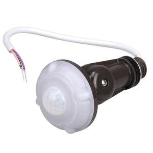 Halco 39883 - DC Bi-Level PIR Motion Sensor - Outdoor Rated - Bronze Bracket