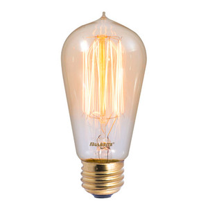 Bulbrite 136019 - 60W ST18 Nostalgic Thread Bulb - 2200K - E26 Base - Dimmable 