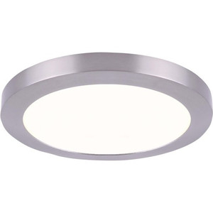 Volume V7144-33 - 8" Brushed Nickel Round LED Light - 3000K - 14W