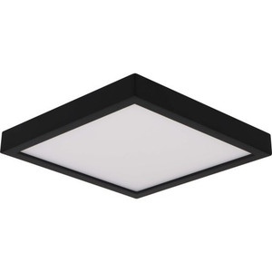 Volume Lighting V7284-5 - Black Square LED Flush Mount