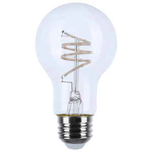 Satco S11521 - 6W LED A19 Bulb - 2700K - Dimmable, E26 Base 