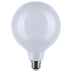 Satco S12156 - 8W LED G40 Globe - 3000K-2000K Warm Dimming - E26 Medium Base 