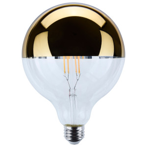 Satco S12546 - 8W G40 LED Bulb - 2700K - E26 Medium Base, Dimmable