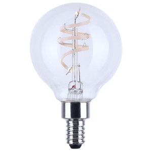 Satco S12560 - 4W G16.5 LED Filament Bulb - Warm White - E12 Dimmable 