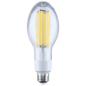 Satco S13184 - 23W/LED/HID/ED23.5/840/E26/CL - 23W ED23 LED Clear Filament Bulb - 4000K