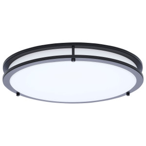 Satco 62-1977 - Glamour 17in LED Flush Mount - CCT Selectable - 25W 