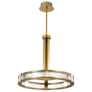 Satco 62-2013 - Darrow 24 Inch LED Pendant - Soft White - Vintage Brass, 40W 