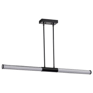 Satco 62-2132 - Kingsport 44 Inch LED Island Pendant - 3000K - Matte Black 