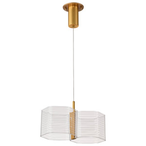 Satco 62-2406 - Kenzo LED 2-Light Mini Pendant - 3000K - Anodized Bronze 