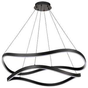 Satco 62-2421 - Sylas 36 Inch LED Pendant - 3000K - Matte Black 