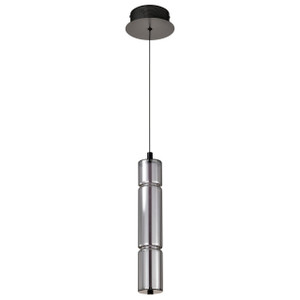 Satco 62-2451 - Evander 16" LED Mini Pendant - 3000K - Matte Black 