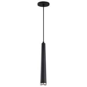 Satco 62-829 - Melrose LED Pendant - 3000K - Matte Black/Brushed Nickel Finish 