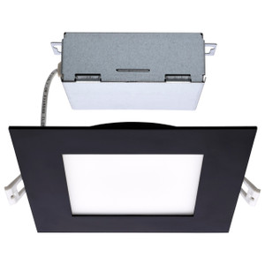 Satco S11877 - 12W LED Direct-Wire Downlight - CCT Selectable - 6in Square 