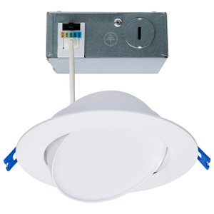 Satco S11879 - 6" Directional Low-Profile Downlight - CCT Selectable - 14W/1100L 