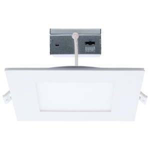 Satco S11889 - 6" Square LED Downlight - CCT Selectable - 12W w/ Nightlight 