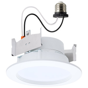 Satco S11891 - 8W 4in LED Downlight Retrofit - CCT Selectable - Dimmable 