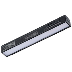 Satco 63-451 - 2W 6-Inch LED Under Cabinet Light - CCT Selectable - Black 