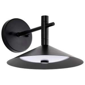 Satco 62-2074 - Corrine 10in LED Wall Sconce - CCT Selectable - Matte Black 