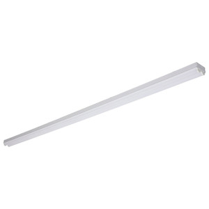 Satco 65-1072 - 8' LED Double Strip Light - 4000K - 78W Damp Rated 
