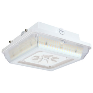 Satco 65-634 - Square LED Canopy Light - CCT Selectable - 20/30/45W 