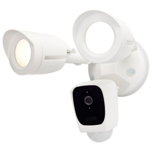 Satco 65-900R1 - Starfish Bullet Smart Security Light - 3000K - 3MP Camera 