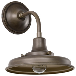 Satco 60-8570 - Morris Small Outdoor Lantern - Burnished Bronze - Wet Rated 