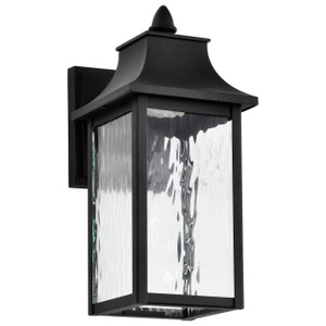 Satco 62-5997 - Austen 1-Light Outdoor Sconce - CCT Selectable - Matte Black 