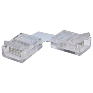 Satco 64-162 - L-Shape Tape Light Connector - 5-Pack - Dry Location 