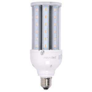 NaturaLED 5965 - LED20HID/E26/220L/827 - 20W LED Corn Bulb - 2700K