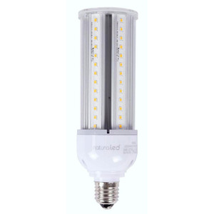 NaturaLED 5967 - LED28HID/E26/310L/827 - 28W LED Corn Bulb - 2700K