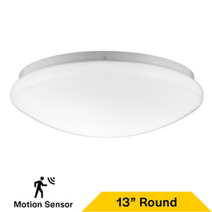 Halco 90279 - Flush Mount Mushroom 13in - CCT Selectable - Microwave Sensor