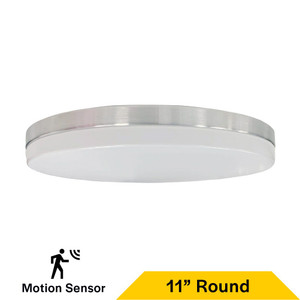 Halco 90331 - 11in Flush Mount Slim Drum - CCT Selectable - Motion Sensor