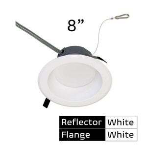 Halco 89212 - 8in CDL Commercial Downlight - CCT Selectable - IP65 Wet Rated 