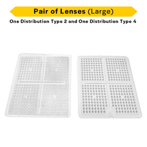 Halco 24962 - SekTor Area Light Lens Pair - Type II & IV - Large G2