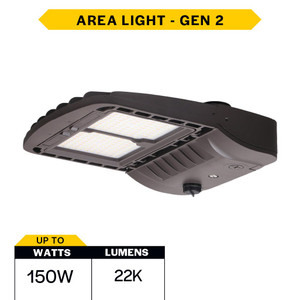 Halco 25401 - SekTor Area Light G2 - CCT Selectable - 100/120/150W Selectable