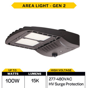 Halco 25500 - SekTor Area Light G2 - CCT Selectable - 60/80/100W 