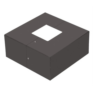 Halco 741209 - 5in Square Pole Base Cover - Steel - 2-Piece
