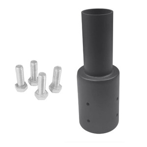 Halco 741216 - 4in Round Tenon Pole Top Mount - 2-3/8in Tenon