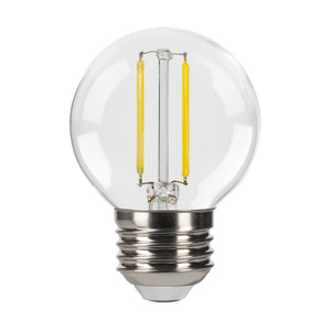 Halco 82662 - G16.5 LED Filament Globe Lamp - 5000K - Dimmable E26 