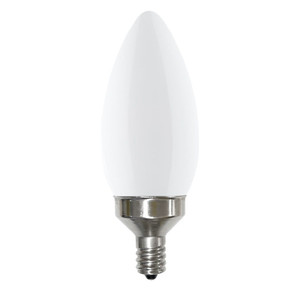 Halco 82564 - LED Filament B11 Candelabra Lamp - 2700K - Dimmable, 90+ CRI
