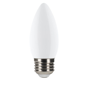 Halco 82723 - LED Filament B11 Lamp - 3000K - E26 Base - 3-Way Dimmable
