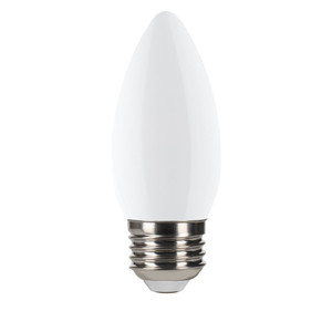 Halco 82723 - LED Filament B11 Lamp - 3000K - E26 Base - 3-Way Dimmable 
