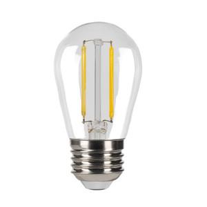 Halco 82682 - LED Filament S14 Lamp - 3000K - E26 Base, Dimmable 