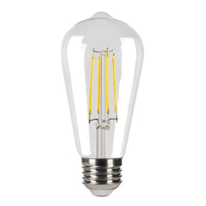 Halco 82695 - LED Filament ST19 Lamp - 5000K - Dimmable, 90+ CRI 