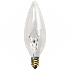 Halco 121023 - 25W B10 Torpedo Decorative Bulb - 220 lm - E14 Base - Dimmable